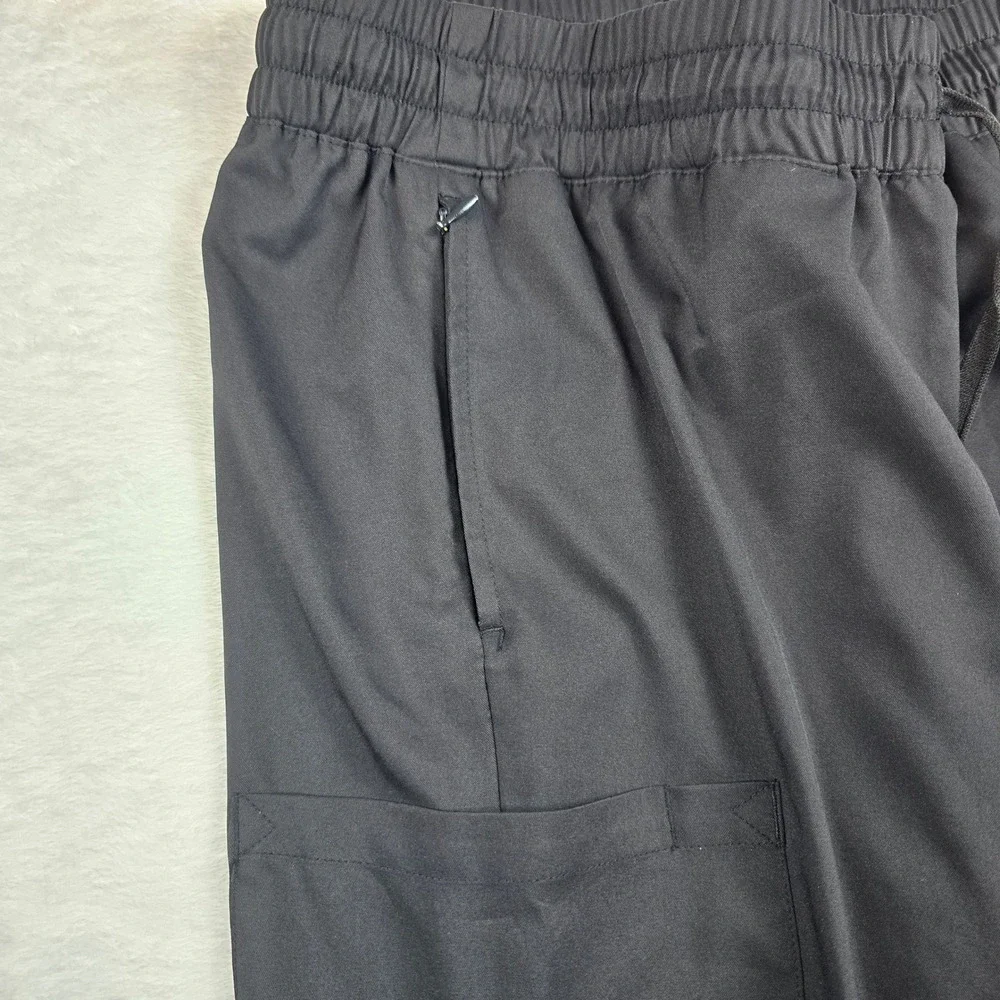 Wink Boundless Black Scrub Pants Womens Medium Petite Modern Fit Cargo 5251
